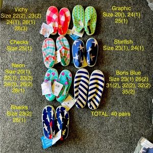 LIQUIDATION - 40 PAIRS KIDS WATER SHOES BRAND NEW